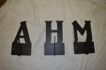 A H M coat hooks